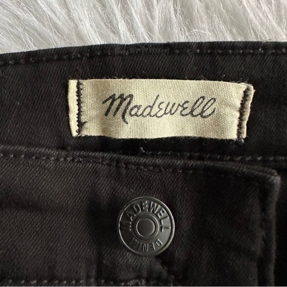 MADEWELL Skinny Jeans Pants Womens Size 27 Curvy High Rise Solid Black J1376 - Picture 2 of 9